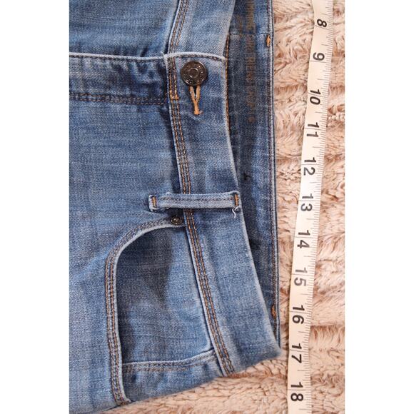 Chicos So Slimming Girlfriend Crop Jeans Chicos Sz Blue Jeans, nice - Picture 7 of 14